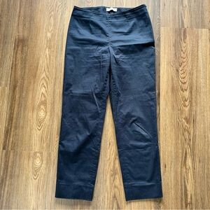 Peserico Womens Navy Blue‎ Crop Pants Chino Made In Italy IT 40 US 4 Stretch